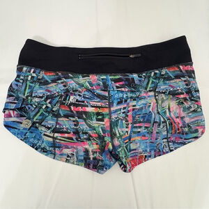 Lululemon | SeaWheeze 2018 | Speed Up Short | Sz 8 | Electric Beach Run Wave EUC